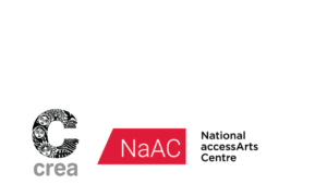 CREA and national accessarts centre logos 